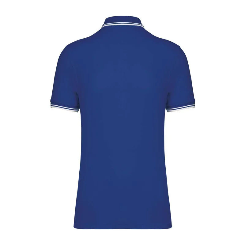 Men'S 2 Striped Short Sleeved Poloshirt