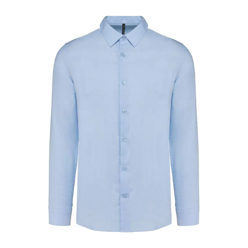 Men Long-Sleeved Easy Care Shirt Without Pocket