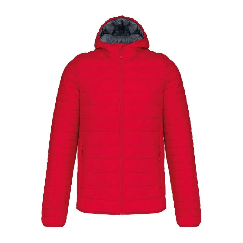 MEN'S LIGHTWEIGHT HOODED PADDED JACKET