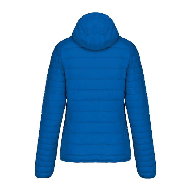 LADIES' LIGHTWEIGHT HOODED PADDED JACKET