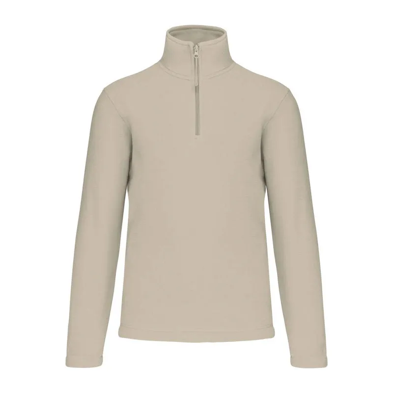 ENZO - ZIP NECK MICROFLEECE JACKET