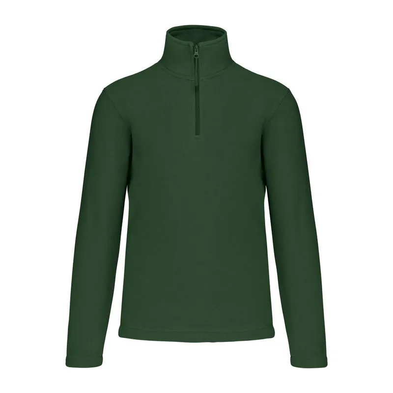 ENZO - ZIP NECK MICROFLEECE JACKET