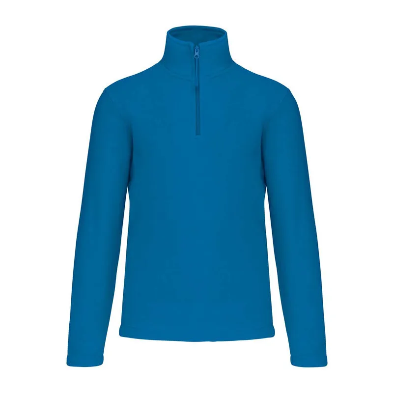 ENZO - ZIP NECK MICROFLEECE JACKET