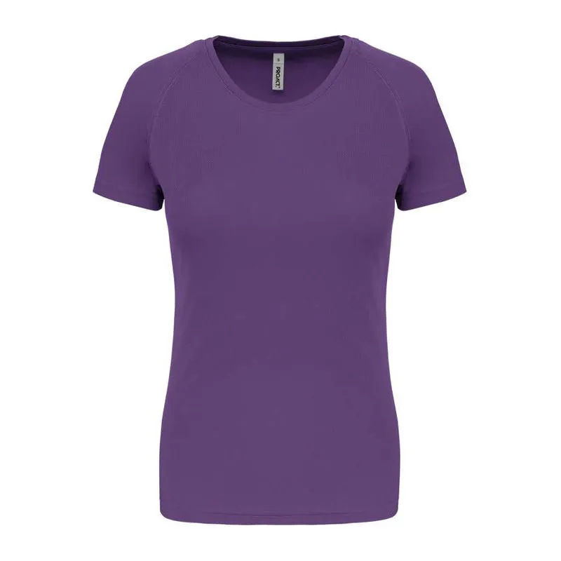 LADIES' SHORT-SLEEVED SPORTS T-SHIRT
