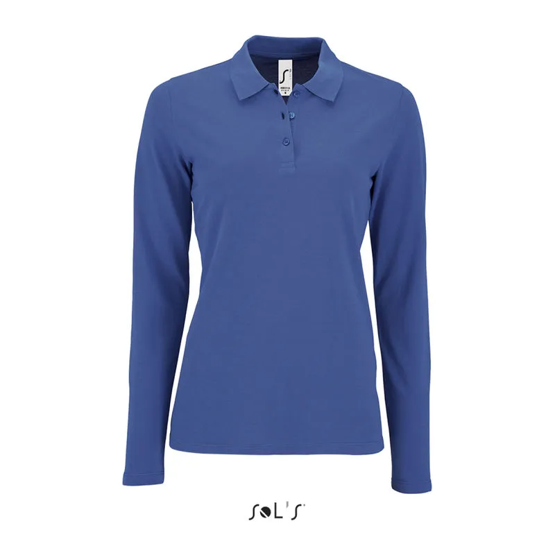 SOL'S PERFECT LSL WOMEN - LONG-SLEEVE PIQUÉ POLO S