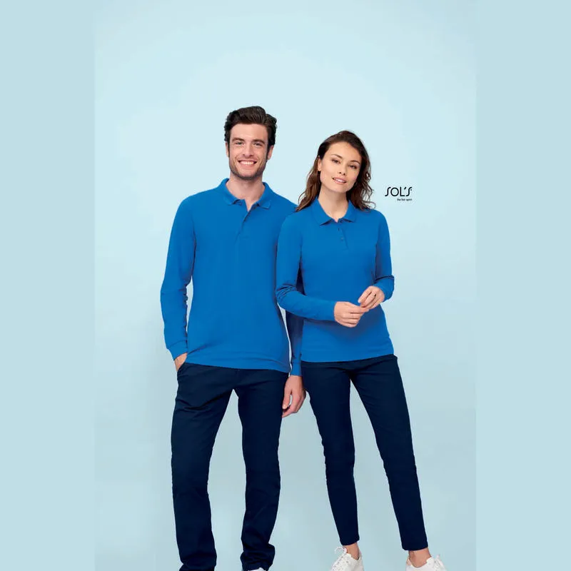 SOL'S PERFECT LSL WOMEN - LONG-SLEEVE PIQUÉ POLO S
