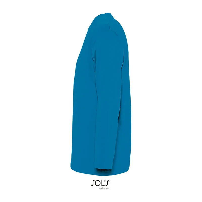 SOL'S MONARCH - MEN'S ROUND COLLAR LONG SLEEVE T-S