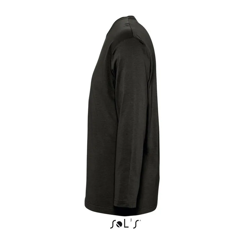 SOL'S MONARCH - MEN'S ROUND COLLAR LONG SLEEVE T-S