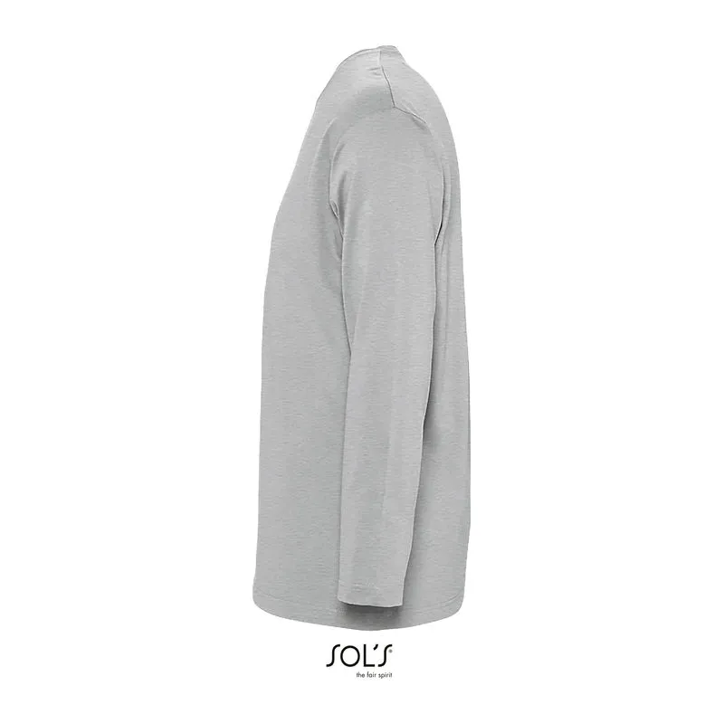 SOL'S MONARCH - MEN'S ROUND COLLAR LONG SLEEVE T-S