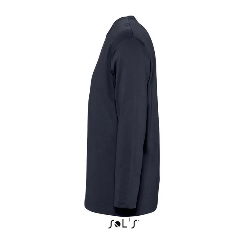 SOL'S MONARCH - MEN'S ROUND COLLAR LONG SLEEVE T-S