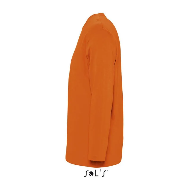 SOL'S MONARCH - MEN'S ROUND COLLAR LONG SLEEVE T-S