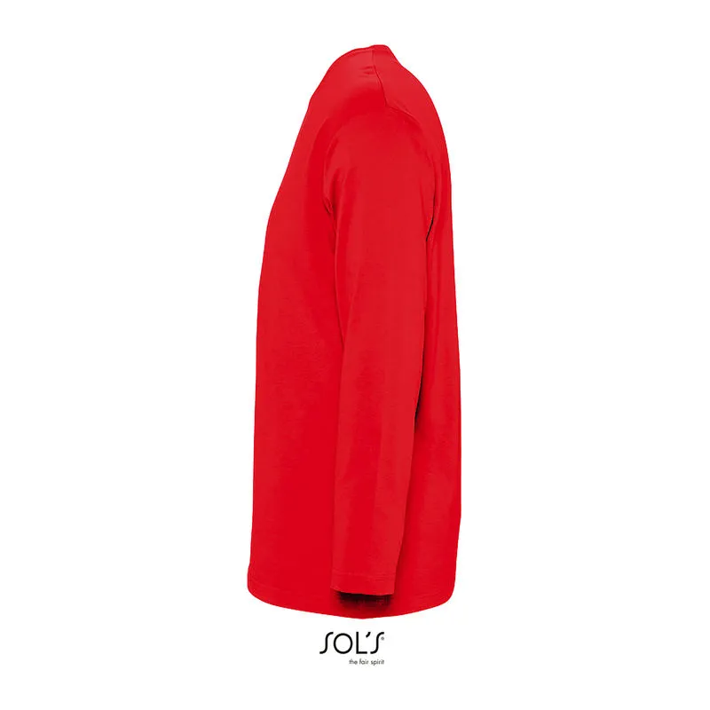 SOL'S MONARCH - MEN'S ROUND COLLAR LONG SLEEVE T-S