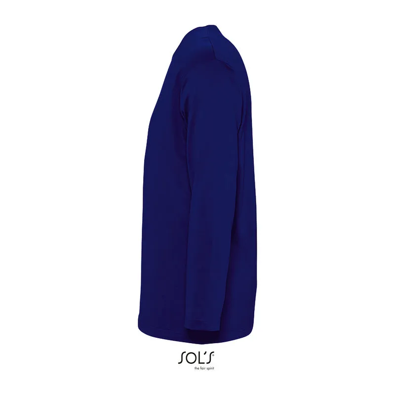 SOL'S MONARCH - MEN'S ROUND COLLAR LONG SLEEVE T-S