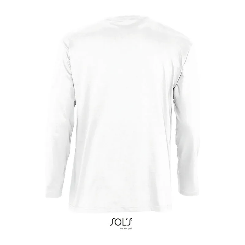 SOL'S MONARCH - MEN'S ROUND COLLAR LONG SLEEVE T-S
