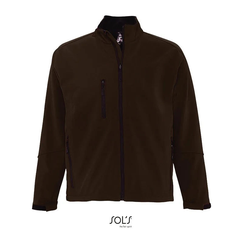 SOL'S RELAX - MEN'S SOFTSHELL ZIPPED JACKET