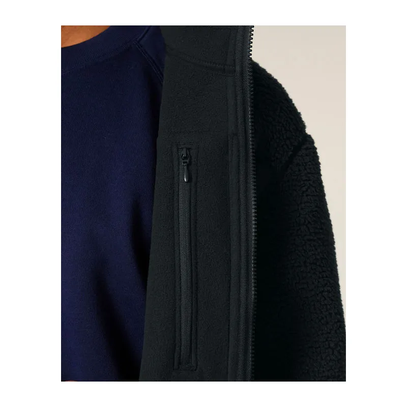 Brooker unisex relaxed fit sherpa jacket