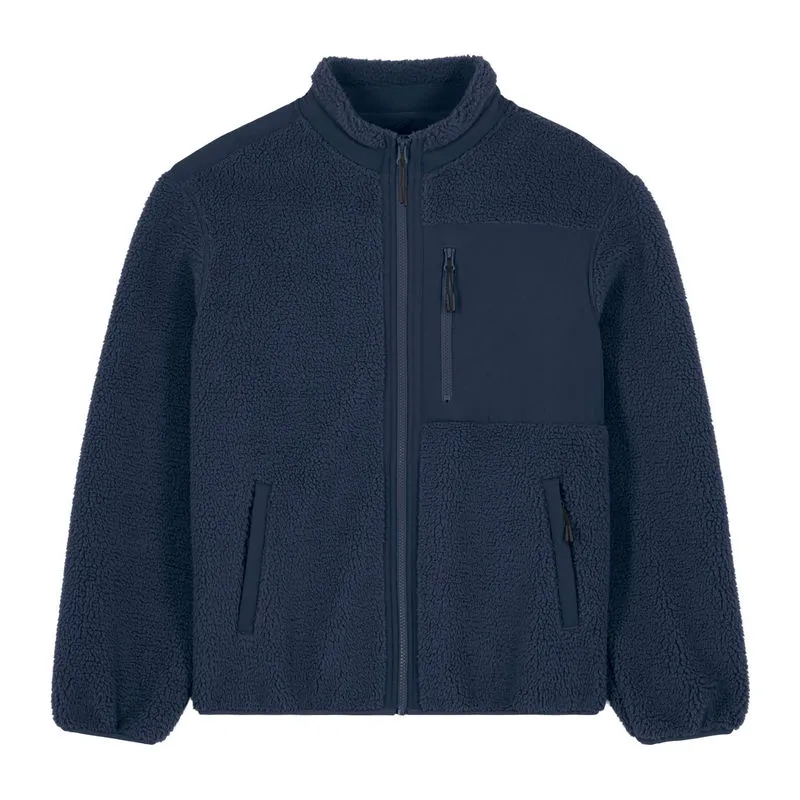 Brooker unisex relaxed fit sherpa jacket