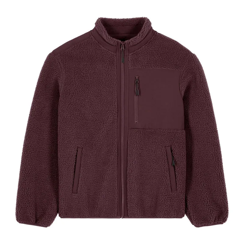 Brooker unisex relaxed fit sherpa jacket