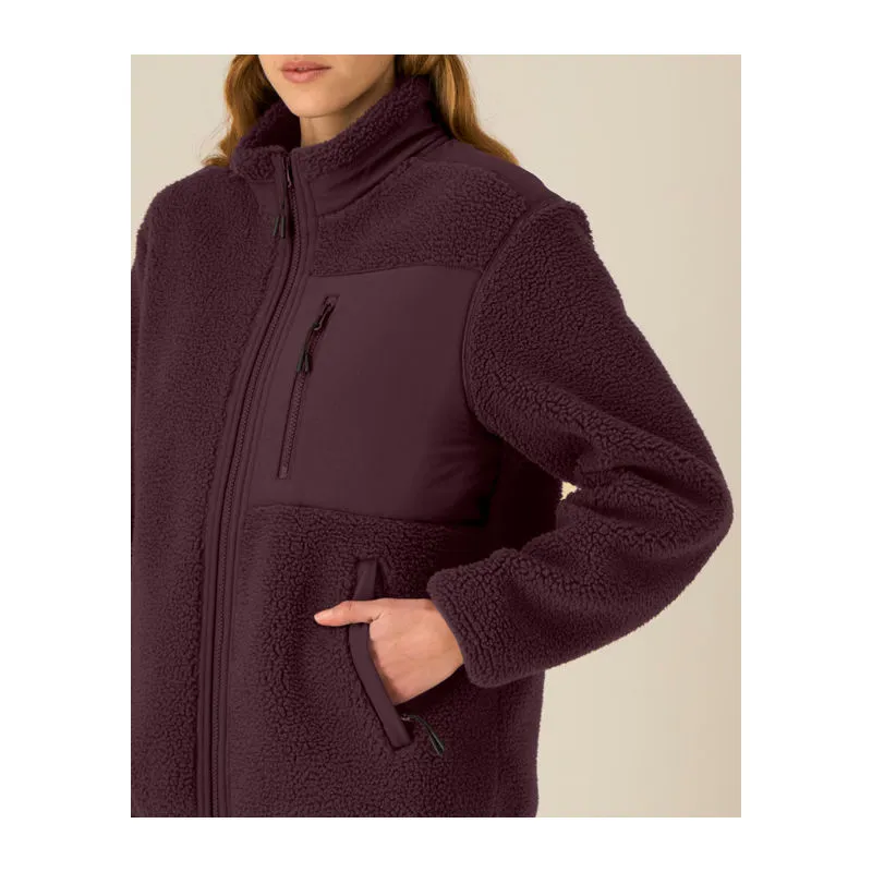 Brooker unisex relaxed fit sherpa jacket
