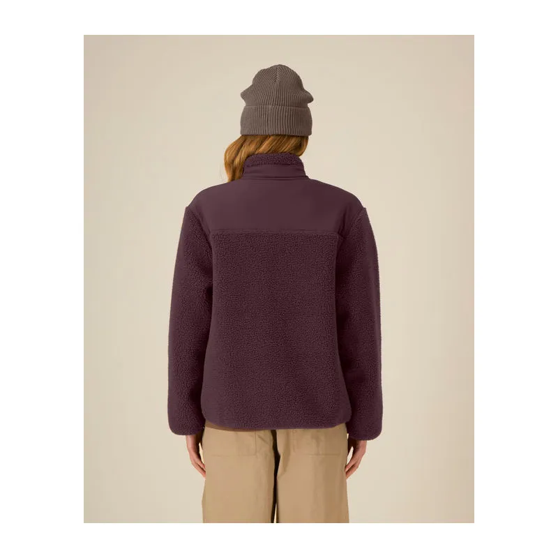 Brooker unisex relaxed fit sherpa jacket