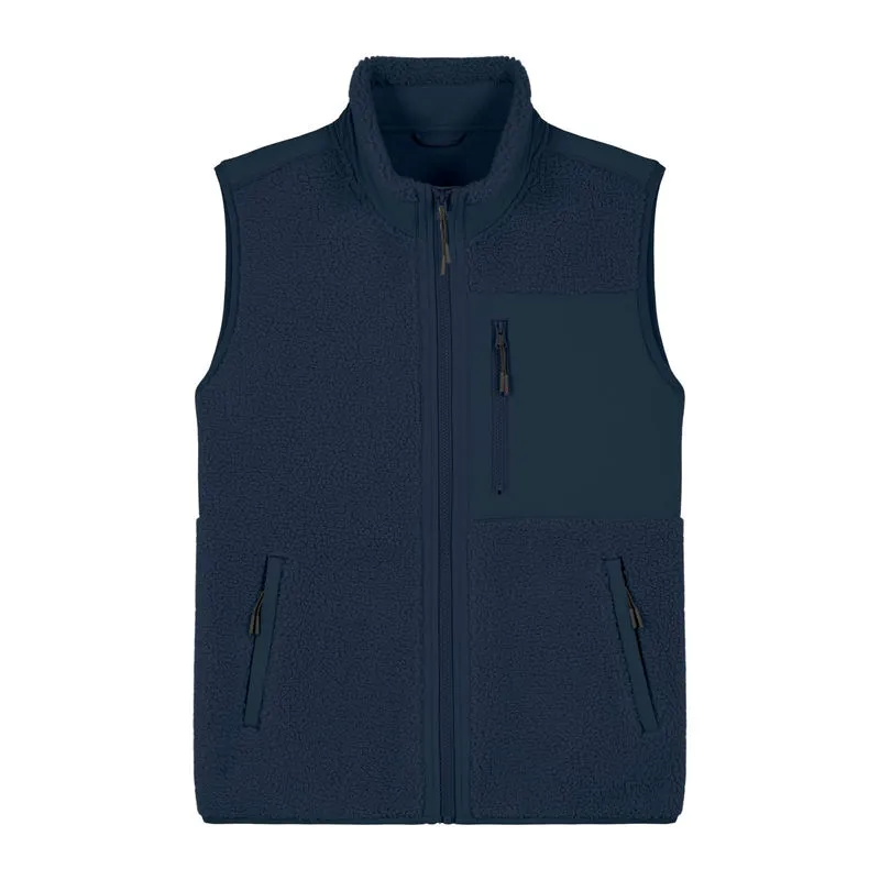 Liner unisex sleeveless sherpa jacket