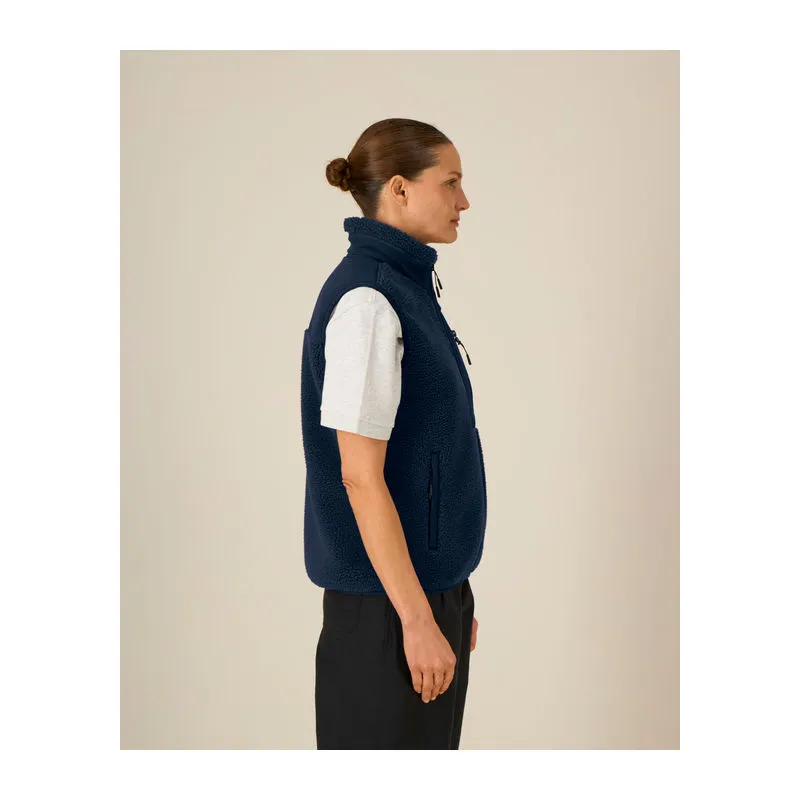Liner unisex sleeveless sherpa jacket