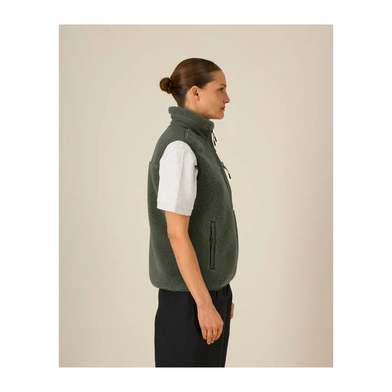 Liner unisex sleeveless sherpa jacket