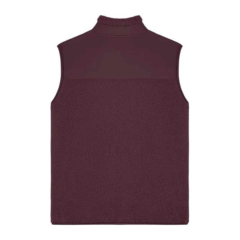 Liner unisex sleeveless sherpa jacket