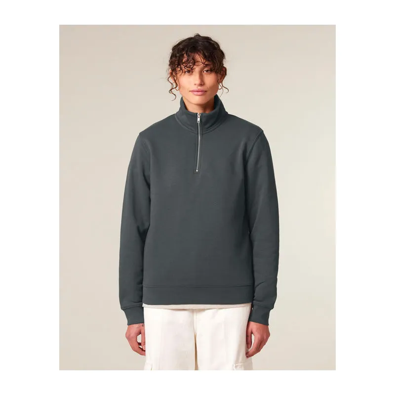 Trucker 2.0 unisex quarter zip sweatshirt