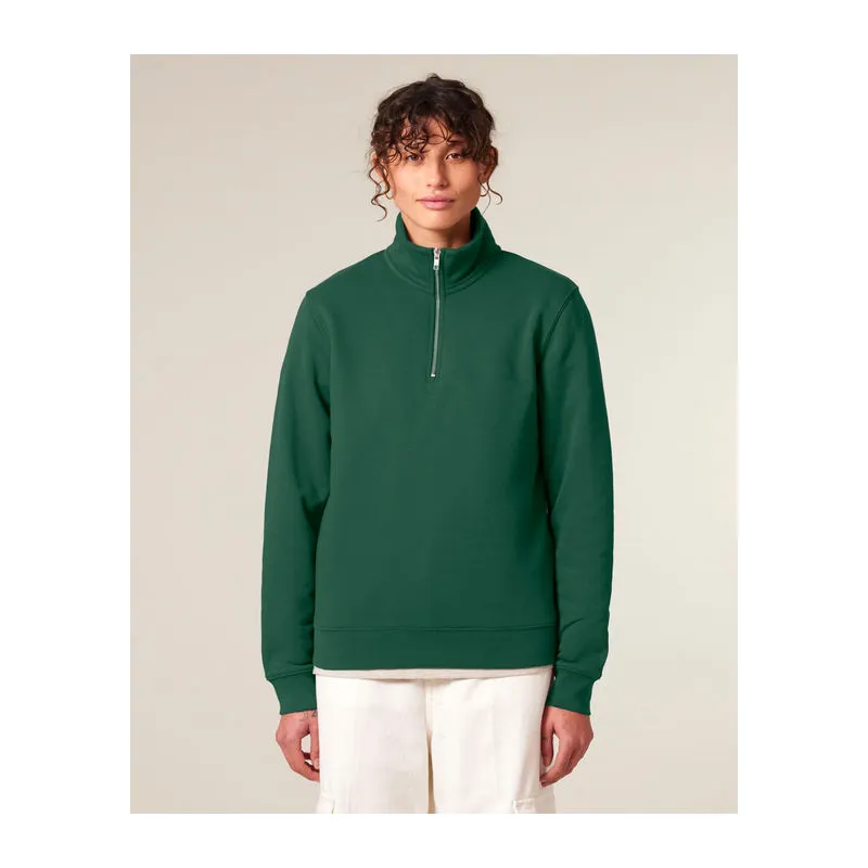 Trucker 2.0 unisex quarter zip sweatshirt