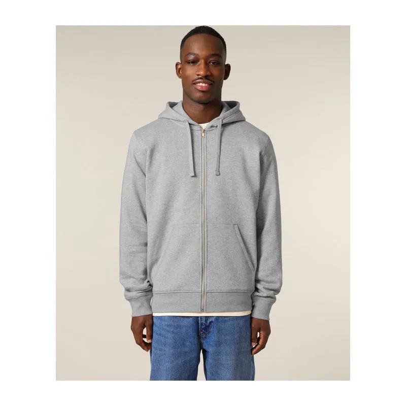 Mixer unisex zip-thru hoodie