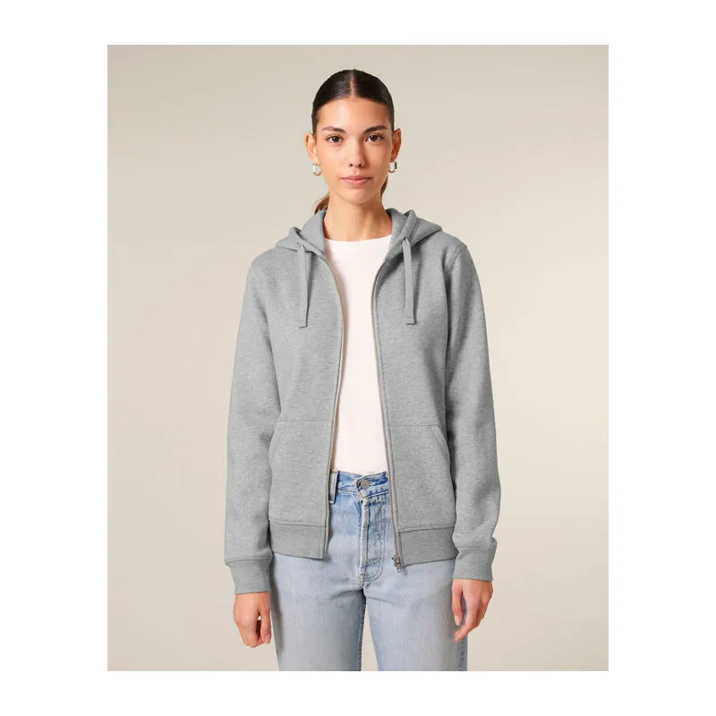 Mixer unisex zip-thru hoodie