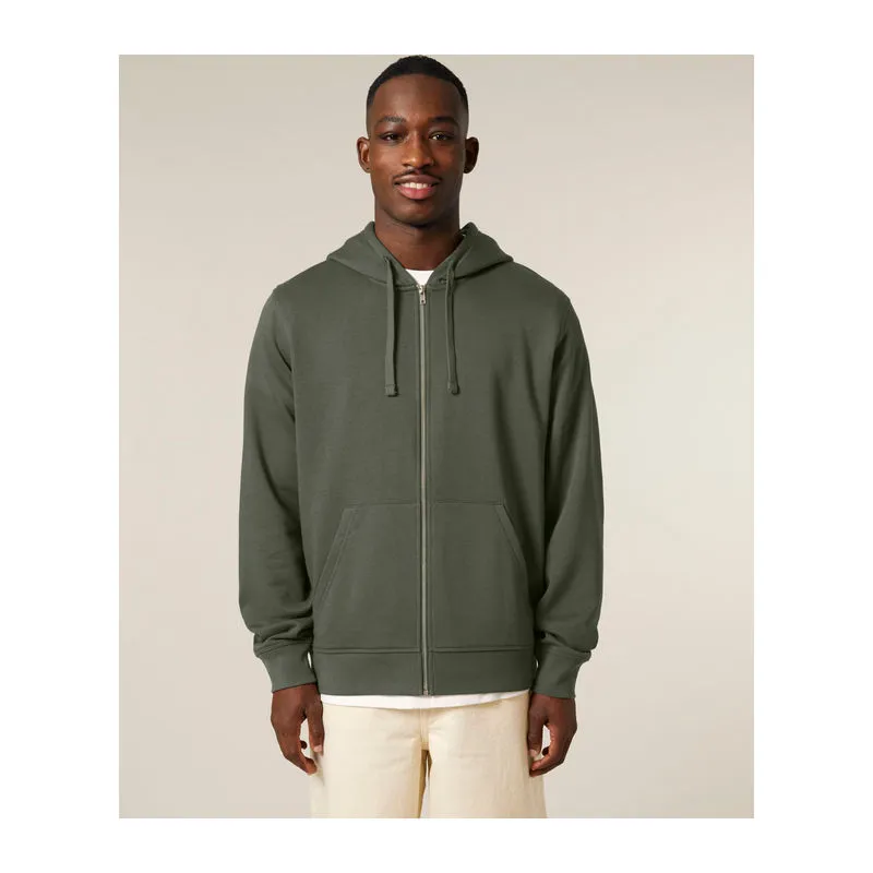 Mixer unisex zip-thru hoodie