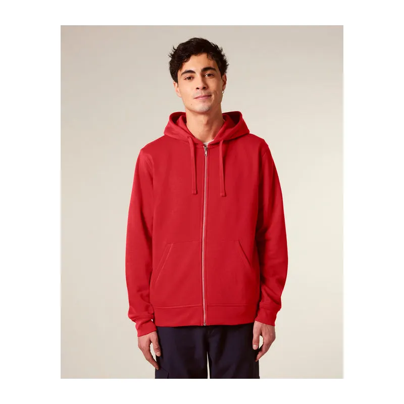 Mixer unisex zip-thru hoodie