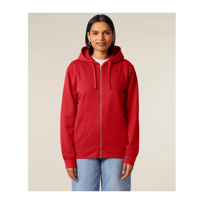 Mixer unisex zip-thru hoodie