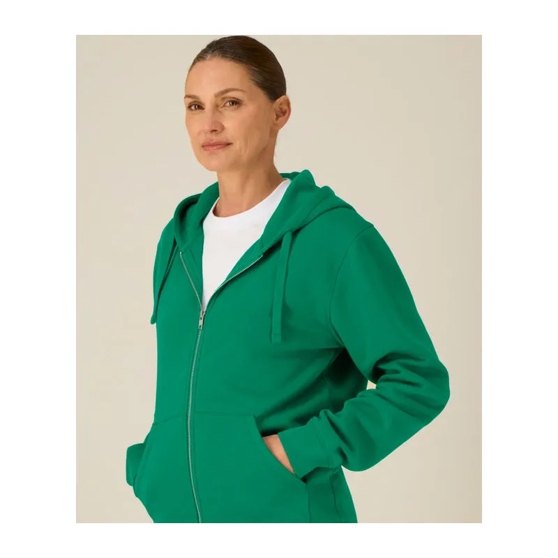 Mixer unisex zip-thru hoodie
