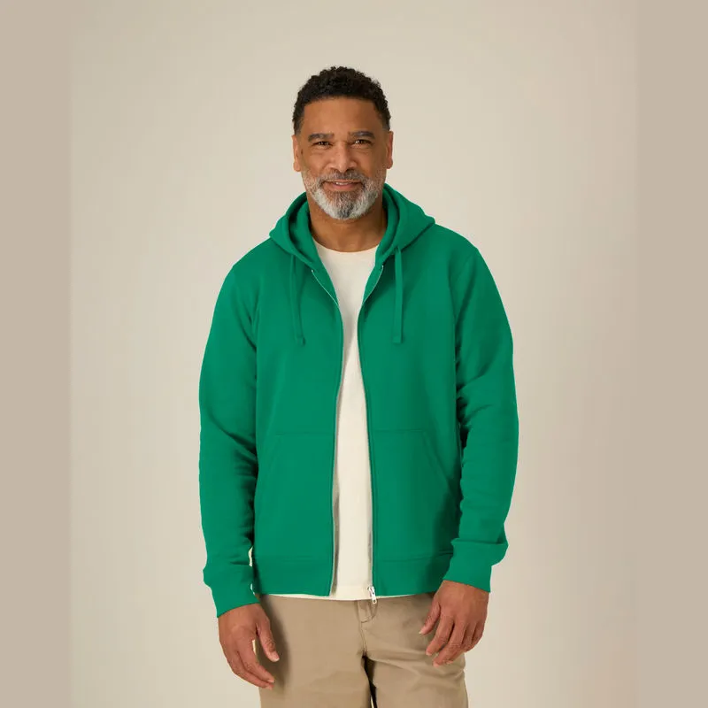 Mixer unisex zip-thru hoodie