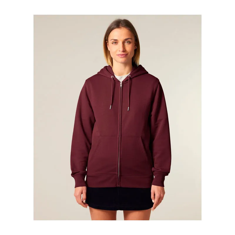 Connector 2.0 unisex medium fit zip-thru hoodie
