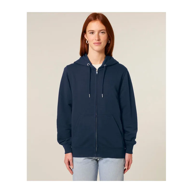 Connector 2.0 unisex medium fit zip-thru hoodie