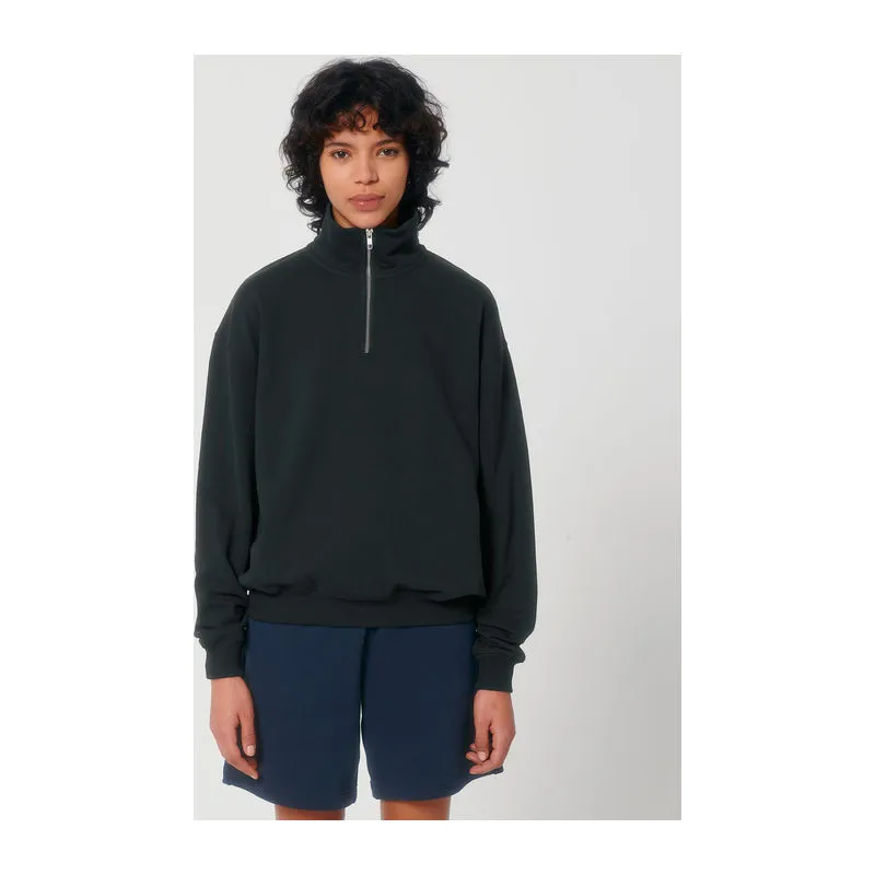 Miller Dry unisex boxy quarter zip sweatshirt
