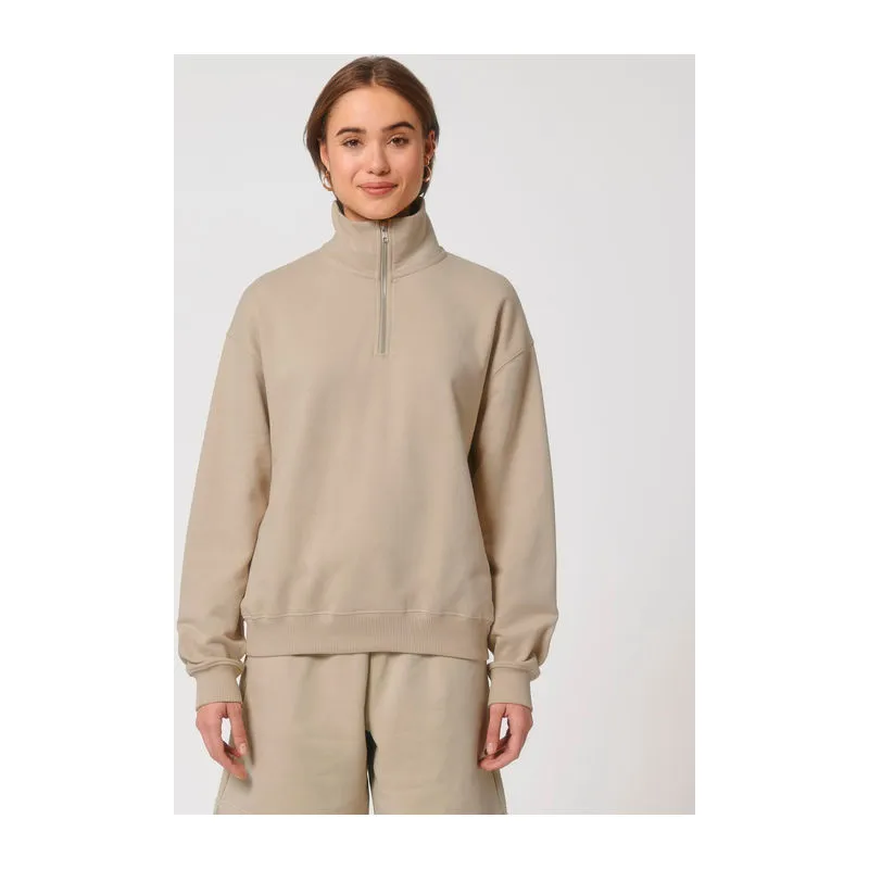 Miller Dry unisex boxy quarter zip sweatshirt