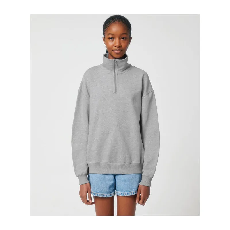 Miller Dry unisex boxy quarter zip sweatshirt