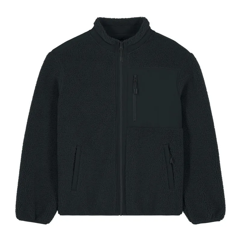 Brooker unisex relaxed fit sherpa jacket