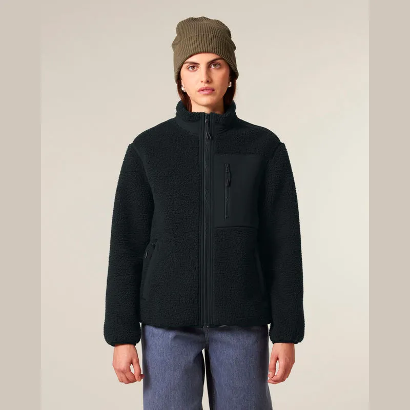 Brooker unisex relaxed fit sherpa jacket