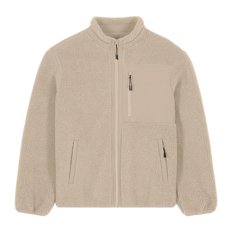 Brooker unisex relaxed fit sherpa jacket