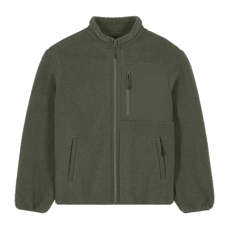 Brooker unisex relaxed fit sherpa jacket