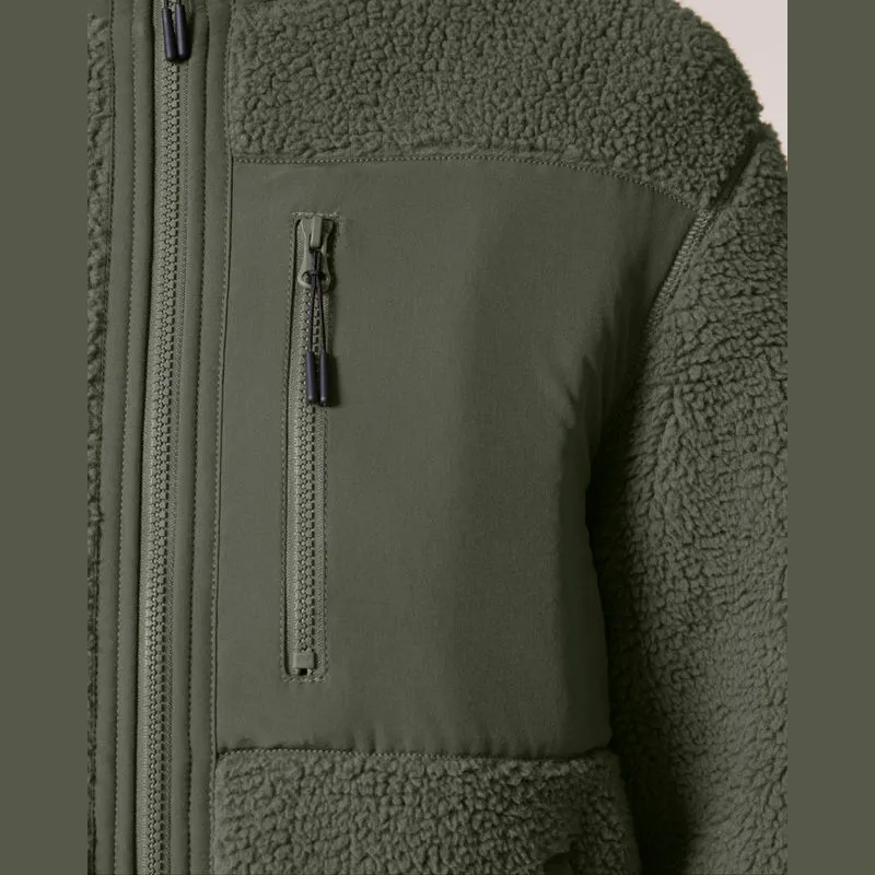 Brooker unisex relaxed fit sherpa jacket