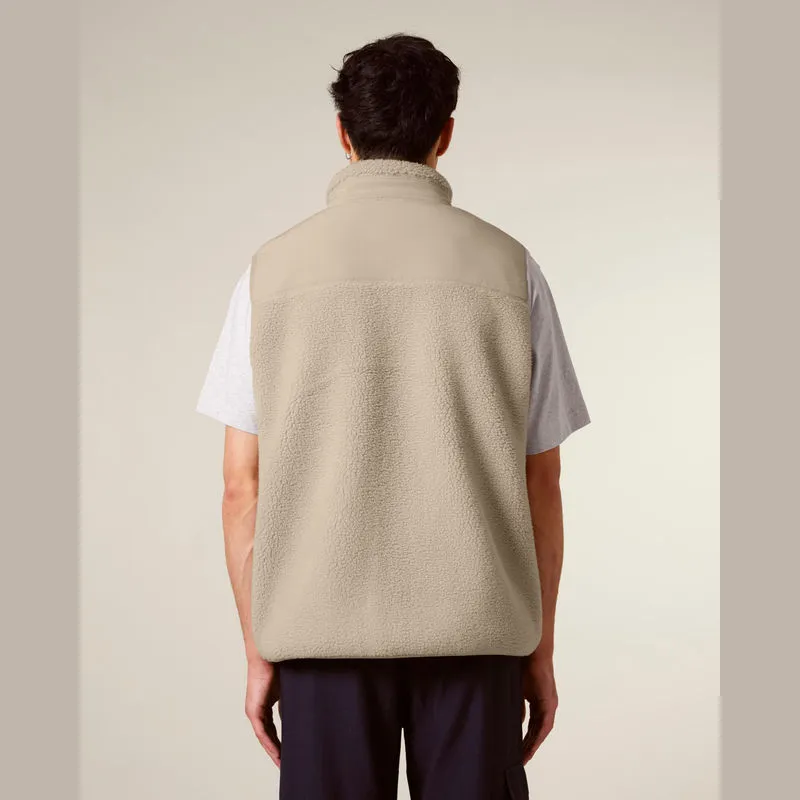 Liner unisex sleeveless sherpa jacket