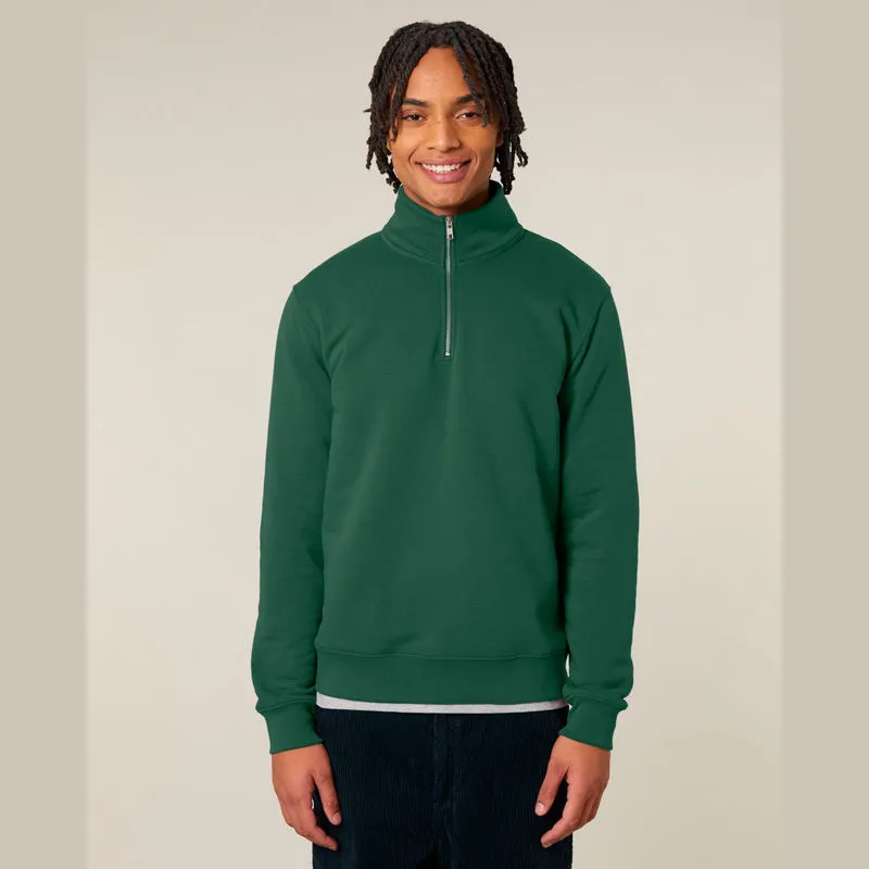 Trucker 2.0 unisex quarter zip sweatshirt