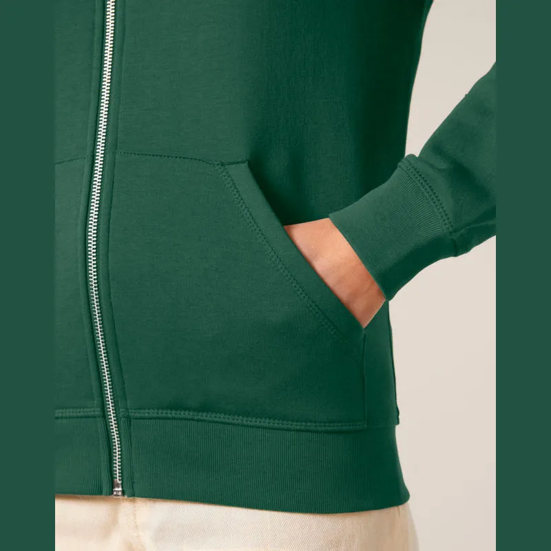 Mixer unisex zip-thru hoodie